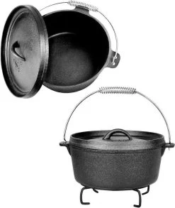 EL Fuego Dutch Oven Set Gietijzer 7-delig 15 EL Fuego Dutch Oven Set Gietijzer 7-delig -Beste Thuiskeuken 1010x1200 2