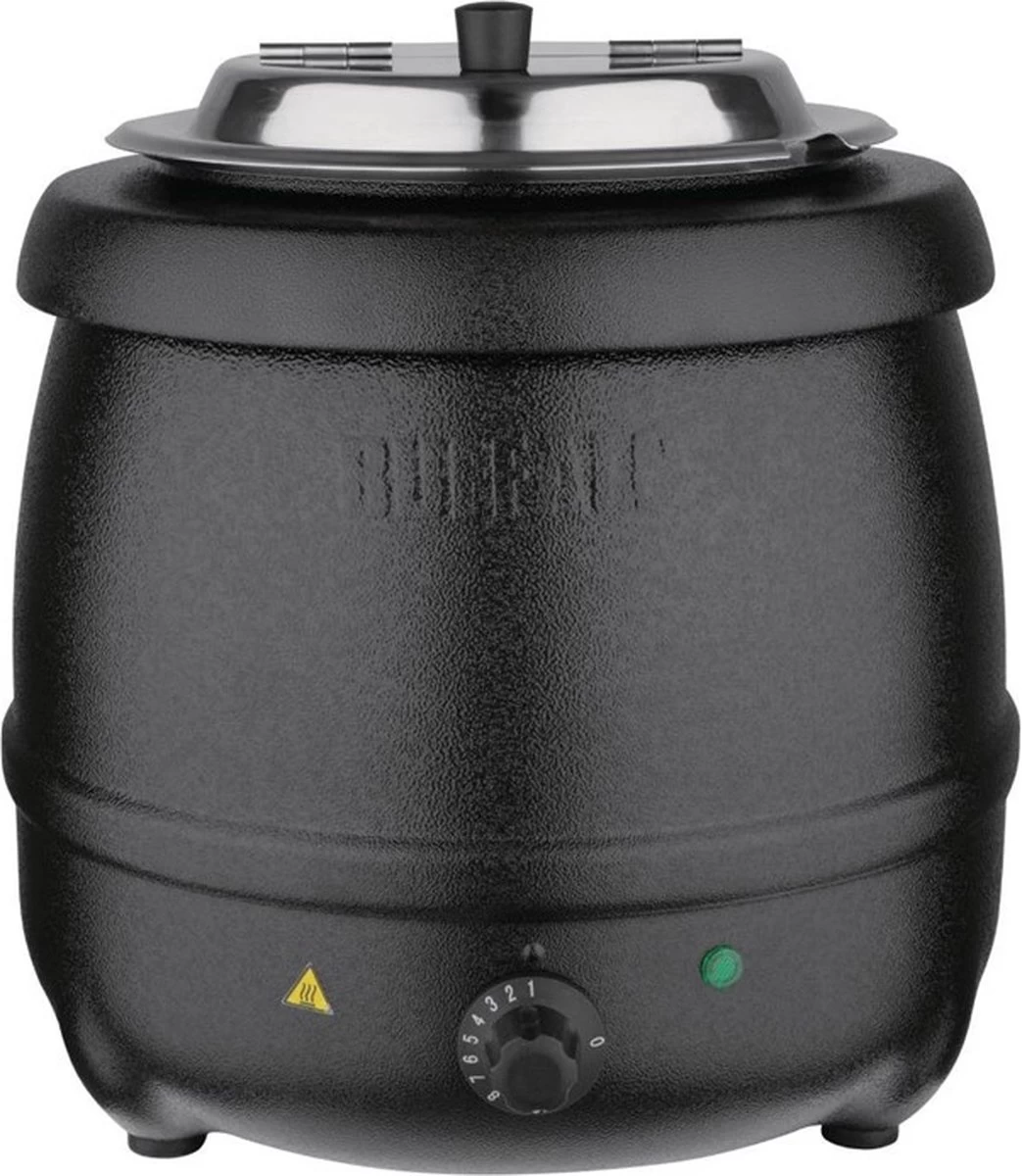 Buffalo Soepketel 10 Liter - Verstelbare Warmteregelaar - Zwart 3 Buffalo Soepketel 10 Liter - Verstelbare Warmteregelaar - Zwart