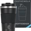 Castagnola Design RVS Koffiebeker To Go - Zwart - 380ml - Thermosbeker - Theebeker -Beste Thuiskeuken 1103x1200