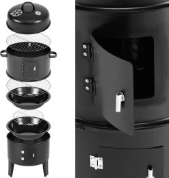 Merkloos Monzana Barbecue-ROKER-Grill-Oven -Beste Thuiskeuken 1142x1200 1