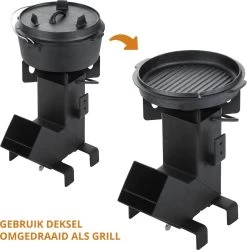 Dutch Mountains Gietijzeren Pannenset 7-delig - Dutch Oven – Braadpan - Grillpan - Hapjespan - Kookset In Houten Transportkist - Deksellifter - Brander 19 Dutch Mountains Gietijzeren Pannenset 7-delig - Dutch Oven – Braadpan - Grillpan - Hapjespan - Kookset In Houten Transportkist - Deksellifter - Brander -Beste Thuiskeuken 1185x1200 3