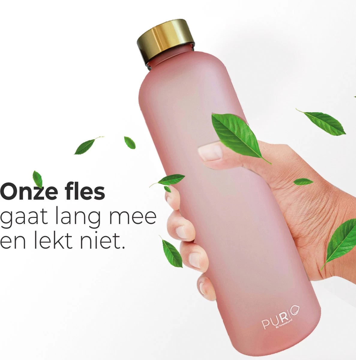 Innovaland Luxe Motivatie Waterfles Roze 1 Liter Drinkfles - BPA Vrij - Volwassenen - Kinderen - Cadeau - Fitnes- Geschenk - Cadeautjes 5 Innovaland Luxe Motivatie Waterfles Roze 1 Liter Drinkfles - BPA Vrij - Volwassenen - Kinderen - Cadeau - Fitnes- Geschenk - Cadeautjes - Afbeelding 3