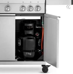 Burnhard Gas BBQ Big FRED Deluxe - 4 Branders - Incl. Keramische Infraroodbrander & Afdekhoes - Deluxe -Beste Thuiskeuken 1193x1200 4