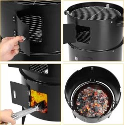 Merkloos Monzana Barbecue-ROKER-Grill-Oven -Beste Thuiskeuken 1197x1200 5
