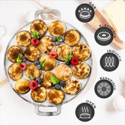 IRONO Poffertjespan Set - Incl. Doseerfles, Kwast En Vork - Poffertjespan Inductie En Electrisch - Poffertjesmaker 19 Poffertjes - Poffertjes Maken - Spuitfles - Cadeau Voor Mannen En Vrouwen 11 IRONO Poffertjespan Set - Incl. Doseerfles, Kwast En Vork - Poffertjespan Inductie En Electrisch - Poffertjesmaker 19 Poffertjes - Poffertjes Maken - Spuitfles - Cadeau Voor Mannen En Vrouwen -Beste Thuiskeuken 1198x1200 8