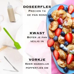 IRONO Poffertjespan Set - Incl. Doseerfles, Kwast En Vork - Poffertjespan Inductie En Electrisch - Poffertjesmaker 19 Poffertjes - Poffertjes Maken - Spuitfles - Cadeau Voor Mannen En Vrouwen 12 IRONO Poffertjespan Set - Incl. Doseerfles, Kwast En Vork - Poffertjespan Inductie En Electrisch - Poffertjesmaker 19 Poffertjes - Poffertjes Maken - Spuitfles - Cadeau Voor Mannen En Vrouwen -Beste Thuiskeuken 1199x1200 1