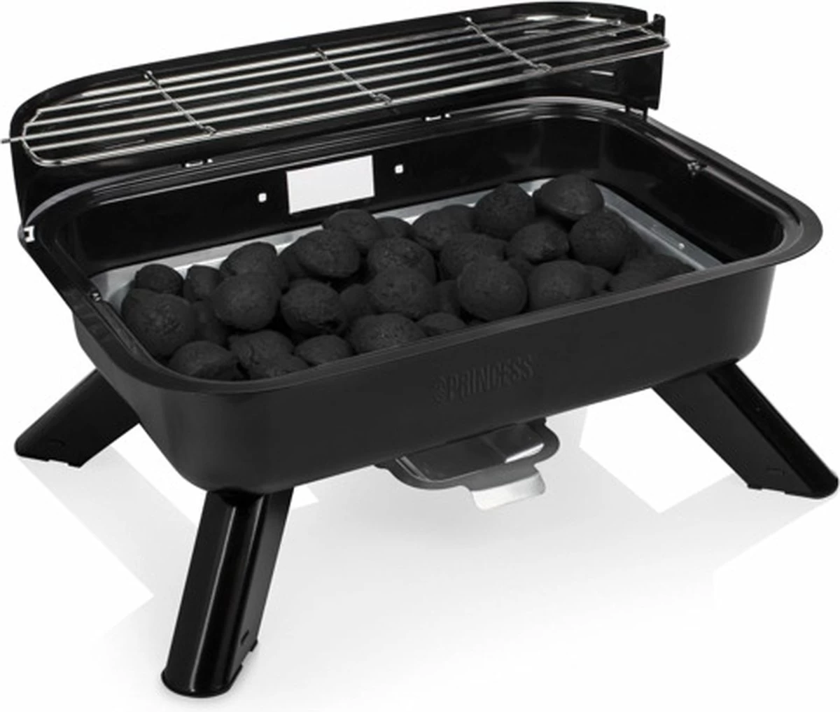 Princess 112252 Hybride Barbecue – Elektrische BBQ - Tafelmodel - 2000W - 44x 29cm - Gebruik Elektrisch Of Met Kolen 13 Princess 112252 Hybride Barbecue – Elektrische BBQ - Tafelmodel - 2000W - 44x 29cm - Gebruik Elektrisch Of Met Kolen - Afbeelding 12