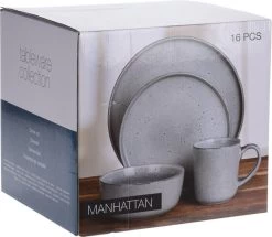 Excellent Serviesset - Servies - 16 Stuks - Aardewerk - Grijs 20 Excellent Serviesset - Servies - 16 Stuks - Aardewerk - Grijs -Beste Thuiskeuken 1200x1044 2