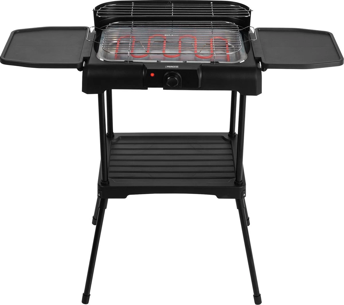 Princess 112250 Elektrische BBQ Met Zijplanken - BBQ - 40x25cm - Met En Zonder Statief Te Gebruiken - Met Zijplankjes - Ook Te Gebruiken Als Tafelgrill - 2200W 6 Princess 112250 Elektrische BBQ Met Zijplanken - BBQ - 40x25cm - Met En Zonder Statief Te Gebruiken - Met Zijplankjes - Ook Te Gebruiken Als Tafelgrill - 2200W - Afbeelding 4