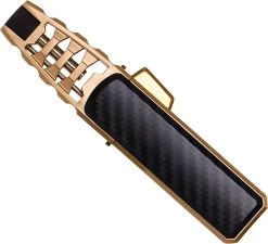 Merkloos Turbo Jetflame Aansteker - Gasbrander - Vuurwerk Torch - Crème Brûlée Brander - BBQ En Sigaren Aansteker - Windproof - Carbon Met Goudkleurige Metalen Behuizing -Beste Thuiskeuken 1200x1094 1