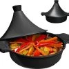 BIKO | Luxe Aluminium Tajine Inductie| Tagine | Geschikt Voor 4-8 Personen - Inductie - Zwart -Beste Thuiskeuken 1200x1094