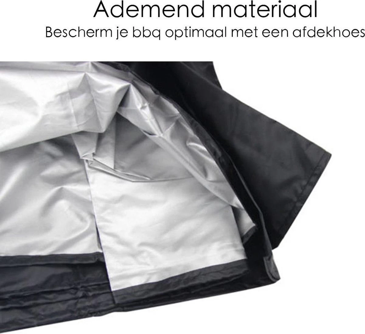 BBQ Beschermhoes - Voor Kamado - Universeel - Tot 23 Inch - Zwart 9 BBQ Beschermhoes - Voor Kamado - Universeel - Tot 23 Inch - Zwart - Afbeelding 7