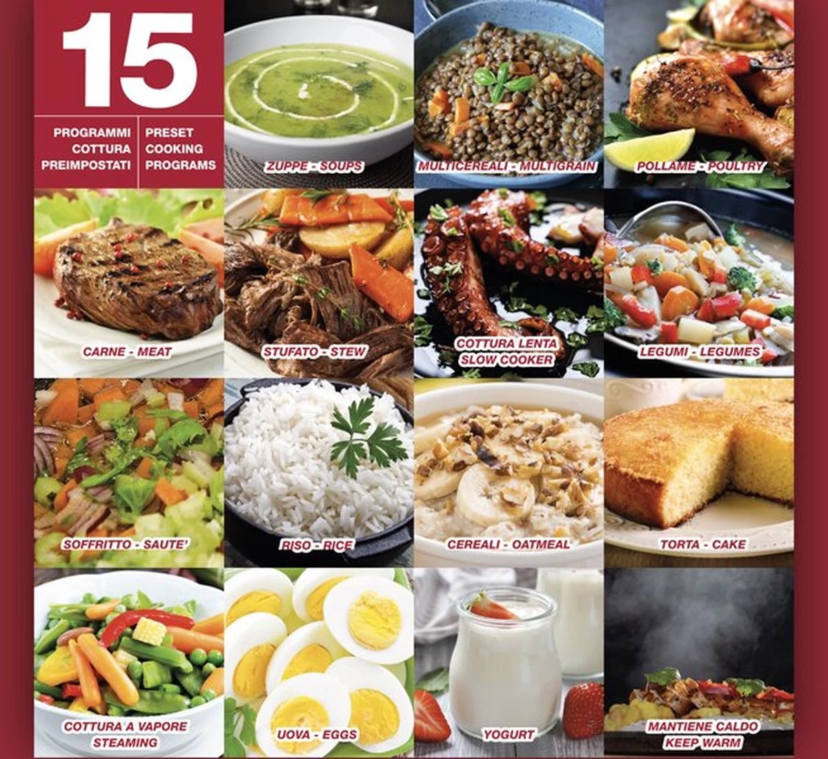 Beper P101COS001 - Multifunctionele Snelkookpan Met 15 Programma's - RVS 10 Beper P101COS001 - Multifunctionele Snelkookpan Met 15 Programma's - RVS - Afbeelding 8