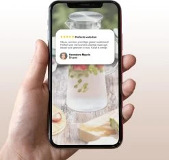 MÊZON® Schenkkan - Glazen Waterkan - Waterkaraf Voor Fruitwater - Multifunctionele Decanteer Karaf - Kan Met Deksel - 1.5L Capaciteit -Beste Thuiskeuken 1200x1139