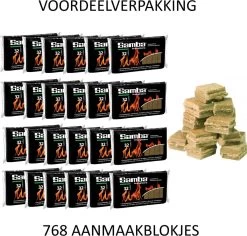 Samba Aanmaakblokjes Bruin á 24 X 32 Stuks - Omdoos Is 768 Aanmaakblokjes -Beste Thuiskeuken 1200x1148 2
