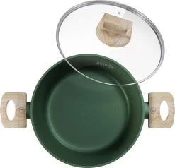 Forest, Braadpan Met Deksel – Ø 16 Cm – 100% Gerecycled Aluminium – Geschikt Voor Alle Warmtebronnen - Duurzame Pan – PFOA Vrij – Sudderpan – Stoofpan – 2.5 L -Beste Thuiskeuken 1200x1155 2