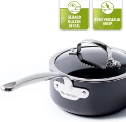 GreenPan Barcelona Infinity Pro Hapjespan Met Deksel 30cm - Zwart - Inductie - PFAS-vrij -Beste Thuiskeuken 1200x1162