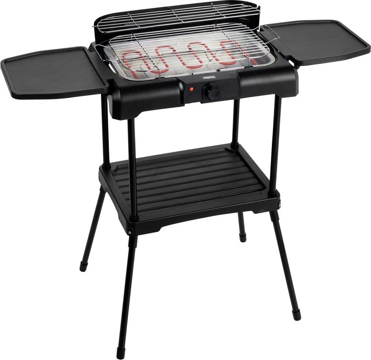 Princess 112250 Elektrische BBQ Met Zijplanken - BBQ - 40x25cm - Met En Zonder Statief Te Gebruiken - Met Zijplankjes - Ook Te Gebruiken Als Tafelgrill - 2200W 13 Princess 112250 Elektrische BBQ Met Zijplanken - BBQ - 40x25cm - Met En Zonder Statief Te Gebruiken - Met Zijplankjes - Ook Te Gebruiken Als Tafelgrill - 2200W - Afbeelding 11