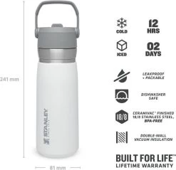 Stanley The IceFlow™ Flip Straw Water Bottle 0,65L - Thermosfles - Saffron 28 Stanley The IceFlow™ Flip Straw Water Bottle 0,65L - Thermosfles - Saffron -Beste Thuiskeuken 1200x1163