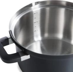 BK Flow Cool Black Glas Kookpannenset - 4-delig - Zwart - Glazen Deksel - Veilig Afgietsysteem - Inductie -Beste Thuiskeuken 1200x1182