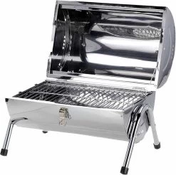 BBQ Collection Houtskoolbarbecue - Cilinder - Chroom -Beste Thuiskeuken 1200x1193 2