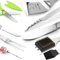 Saveur Royal® 35-delige Barbecue Gereedschapset In Roestvrij Staal - BBQ Grill Set Met Draagtas - Barbecuegerei-sets - Barbecue Accessoires Gereedschap - 35-delig -Beste Thuiskeuken 1200x1195 4