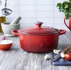 Le Creuset Signature Braadpan - 4,2 L - 24 Cm - Kersenrood -Beste Thuiskeuken 1200x1197 5