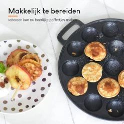 Ocina Poffertjespan Accessoires Set - Doseerfles - Poffertjes Spuitfles - 6x Poffertjes Vork - Kwast - Siliconen Kwast - Bakkwast - Gratis Poffertjes E-Book -Beste Thuiskeuken 1200x1198 7
