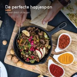 Ocina Gietijzeren Pan – ø30,5cm - Skillet - Koekenpan – Hapjespan – Koekenpan Inductie – Koekenpannenset - Gietijzeren Pan Bbq - Gietijzer 18 Ocina Gietijzeren Pan – ø30,5cm - Skillet - Koekenpan – Hapjespan – Koekenpan Inductie – Koekenpannenset - Gietijzeren Pan Bbq - Gietijzer -Beste Thuiskeuken 1200x1200 10
