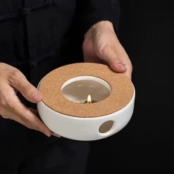 ConBlom Keramische Theepot, Warmer, Theewarmer, Koffiewarmer, Stoofje, Met Kurk-stoofje, Theepot Basis, Theefornuis, Melkwarmer Voor Thuis, Café, Theemelk (zonder Kaars En Theepot) -Beste Thuiskeuken 1200x1200 1037