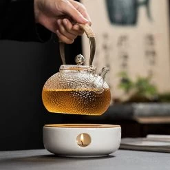 ConBlom Keramische Theepot, Warmer, Theewarmer, Koffiewarmer, Stoofje, Met Kurk-stoofje, Theepot Basis, Theefornuis, Melkwarmer Voor Thuis, Café, Theemelk (zonder Kaars En Theepot) -Beste Thuiskeuken 1200x1200 1038