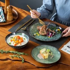 Serviesset 8 Personen - 24 Delig - Handgemaakt Keramiek - Vancasso Groen 10 Serviesset 8 Personen - 24 Delig - Handgemaakt Keramiek - Vancasso Groen -Beste Thuiskeuken 1200x1200 1044