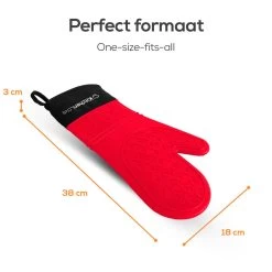 KitchenLove Ovenwanten - 2 Stuks Ovenhandschoenen - Hittebestendig Tot 250 °C - Siliconen - Rood 15 KitchenLove Ovenwanten - 2 Stuks Ovenhandschoenen - Hittebestendig Tot 250 °C - Siliconen - Rood -Beste Thuiskeuken 1200x1200 1131