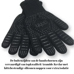 Gohh 2 BBQ Handschoenen Ovenhandschoenen (Aramide En Kevlar) Beschermt Tot 500 °C - Extra Lang -Beste Thuiskeuken 1200x1200 1143
