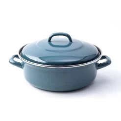 BK Fortalit Braadpan Ø 28 Cm - Blauw - Emaille - Inductie -Beste Thuiskeuken 1200x1200 228