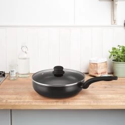 Brabantia Antikleef Hapjespan Met Deksel 28cm - Sauté Pan -Beste Thuiskeuken 1200x1200 388