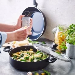 Greenpan Torino Keramische Hapjespan - 28 Cm - Met Glazen Deksel -Beste Thuiskeuken 1200x1200 41