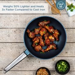 Westinghouse Performance Series - Wokpan Inductie - 28cm Luxe Wok Met Deksel - Blauw - Geschikt Voor Alle Warmtebronnen 17 Westinghouse Performance Series - Wokpan Inductie - 28cm Luxe Wok Met Deksel - Blauw - Geschikt Voor Alle Warmtebronnen -Beste Thuiskeuken 1200x1200 487