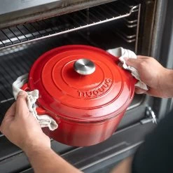 Nuovva Gietijzeren Braadpan Antiaanbaklaag Met Deksel - Sudderpan Rood - Rond - Ø24 Cm - 4.7 Liter - 100% PFAS & PFOA Vrij - Geschikt Voor Alle Warmtebronnen - Elektrisch - Gas - Halogeen - Inductie - Keramisch 11 Nuovva Gietijzeren Braadpan Antiaanbaklaag Met Deksel - Sudderpan Rood - Rond - Ø24 Cm - 4.7 Liter - 100% PFAS & PFOA Vrij - Geschikt Voor Alle Warmtebronnen - Elektrisch - Gas - Halogeen - Inductie - Keramisch -Beste Thuiskeuken 1200x1200 577