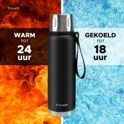 TravelR Thermosfles - Thermoskan - Drinkfles - Isoleerfles - BPA Vrij - Roestvrij Staal - 750 ML - Mat Zwart 11 TravelR Thermosfles - Thermoskan - Drinkfles - Isoleerfles - BPA Vrij - Roestvrij Staal - 750 ML - Mat Zwart -Beste Thuiskeuken 1200x1200 658