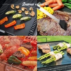 Mountain Jack® 40-Delige Luxe BBQ Grill Accessoires Set In Roestvrij Staal – Barbecue Gereedschap – Tangenset, Vlees Thermometer, Vleestang, Borstel, Spiezen, Vleesmes, Vleesvork 22 Mountain Jack® 40-Delige Luxe BBQ Grill Accessoires Set In Roestvrij Staal – Barbecue Gereedschap – Tangenset, Vlees Thermometer, Vleestang, Borstel, Spiezen, Vleesmes, Vleesvork -Beste Thuiskeuken 1200x1200 777