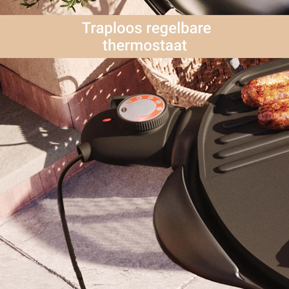 SUNTEC Elektrische BBQ 9493 - Geschikt Voor Buiten Als Tafelbarbecue Of Staande Barbecue - Barbecue Voor Balkon, Terras, Tuin En Camping - Elektrisch Barbecueën Met Max. 2400 Watt - Mobiel Onderstel 6 SUNTEC Elektrische BBQ 9493 - Geschikt Voor Buiten Als Tafelbarbecue Of Staande Barbecue - Barbecue Voor Balkon, Terras, Tuin En Camping - Elektrisch Barbecueën Met Max. 2400 Watt - Mobiel Onderstel - Afbeelding 4