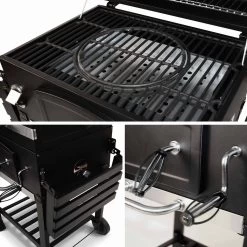 Alice's Garden Houtskool BBQ Bernard - Smoker - Verstelbare Houtskoolbak - Zwart 18 Alice's Garden Houtskool BBQ Bernard - Smoker - Verstelbare Houtskoolbak - Zwart -Beste Thuiskeuken 1200x1200 927