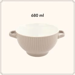 OTIX Soepkommen - Set Van 6 - Met Oor - Stapelbaar - Aardewerk - 680 Ml - 6 Kleuren -Beste Thuiskeuken 1200x1200 976