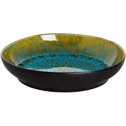 Palmer Serviesset Lotus Stoneware 6-persoons 24-delig Zwart Turquoise -Beste Thuiskeuken 1200x1200 991