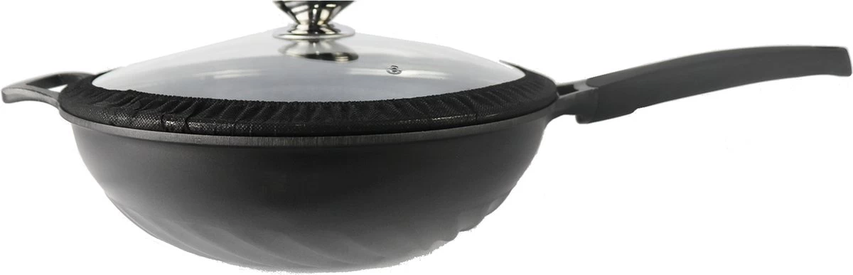 Chefflinger Wokpan - Antiaanbak - 32cm 3 Chefflinger Wokpan - Antiaanbak - 32cm