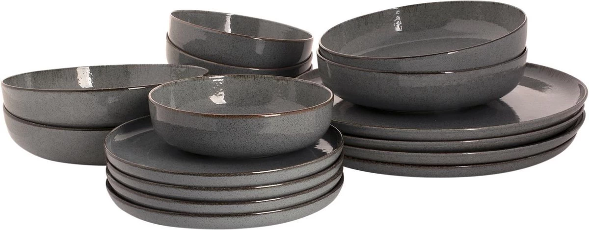 Palmer Serviesset Antigo Porselein 4-persoons 16-delig Blauw 20 Palmer Serviesset Antigo Porselein 4-persoons 16-delig Blauw - Afbeelding 18