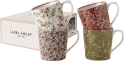 Laura Ashley Stockbridge Collectables - Laura Ashley Giftset 4 Bekers 32 Cl. -Beste Thuiskeuken 1200x593