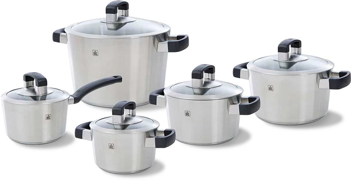 BK Conical Cool Glas Pannenset - 5-delig - Glazen Deksels - Geschikt Voor Alle Warmtebronnen 15 BK Conical Cool Glas Pannenset - 5-delig - Glazen Deksels - Geschikt Voor Alle Warmtebronnen - Afbeelding 13