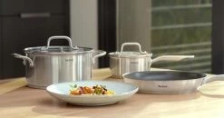 Tefal Virtuoso Pannenset 5 Delig - Hoge Kookpan Ø 22 Cm + Steelpan Ø 16 Cm + Kookpannen Ø 18/20/24 Cm -Beste Thuiskeuken 1200x634